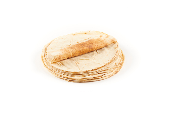 Libanees flatbread wit 22cm 70gx70