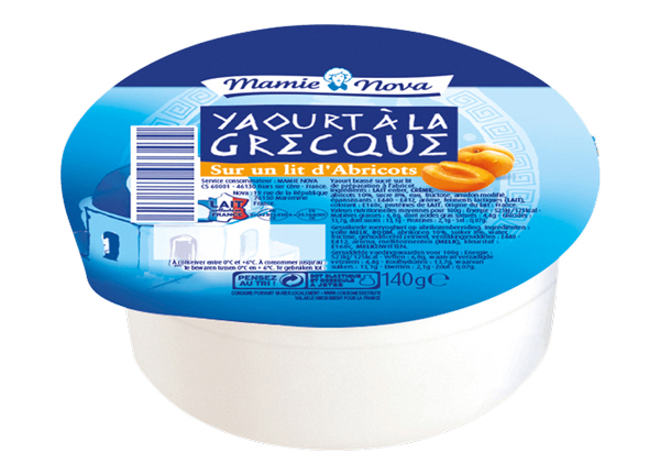 Griekse yoghurt abrikoos 140g