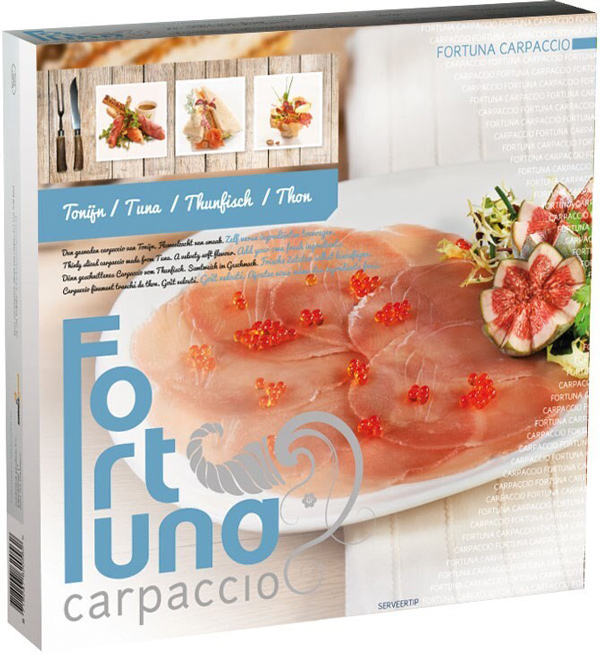Carpaccio van tonijn 80g 10st 800g