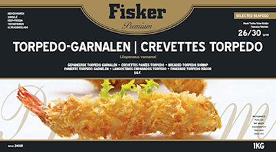 Torpedo-garnalen 26/30 1kg