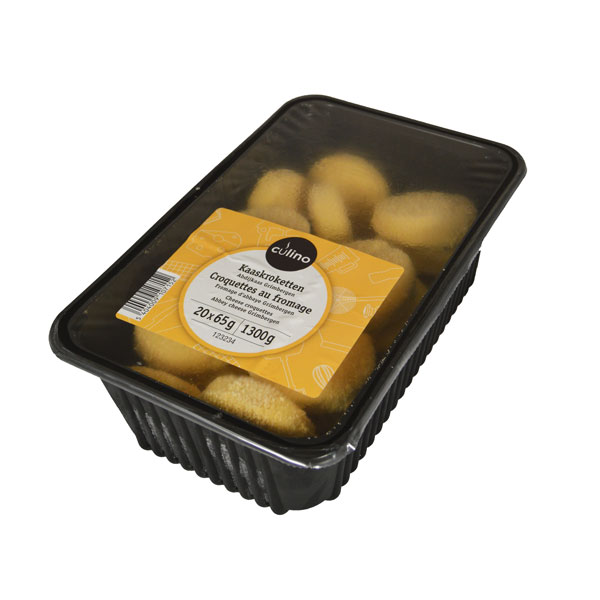 Croquettes au fromage d'abbaye Grimb.65g 20p 1,3kg
