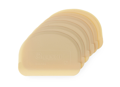 Deegschraper PP 120x88mm 6st