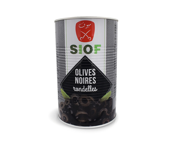 Zwarte olijven in schijfjes 4,30kg
