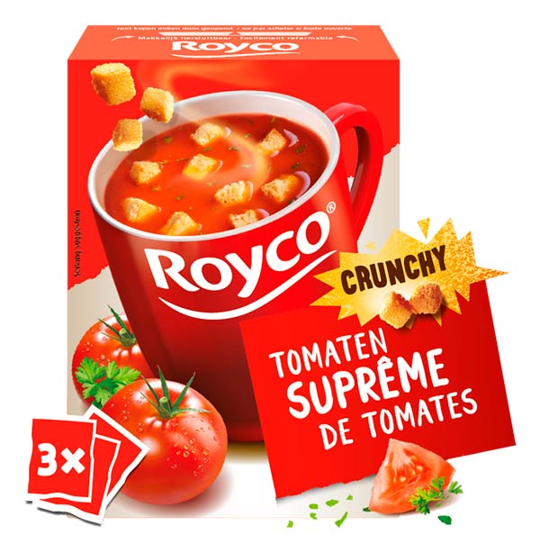 ROYCO Classic soupe tomates 25 pcs - EPICERIE CHOCKIES