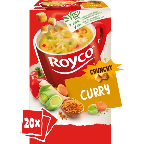 Soupe au curry Crunchy 20p
