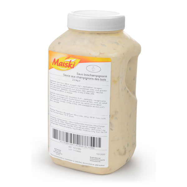 Saus boschampignons 2,3kg