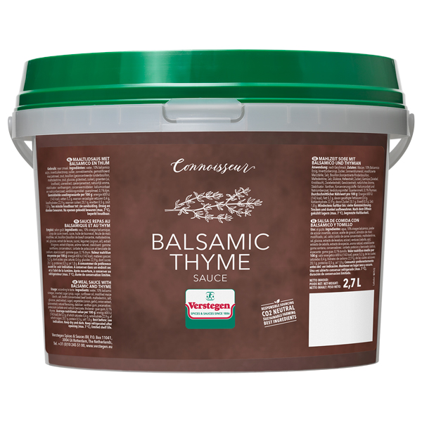 Saus balsamico-tijm Connoisseur 2,7L