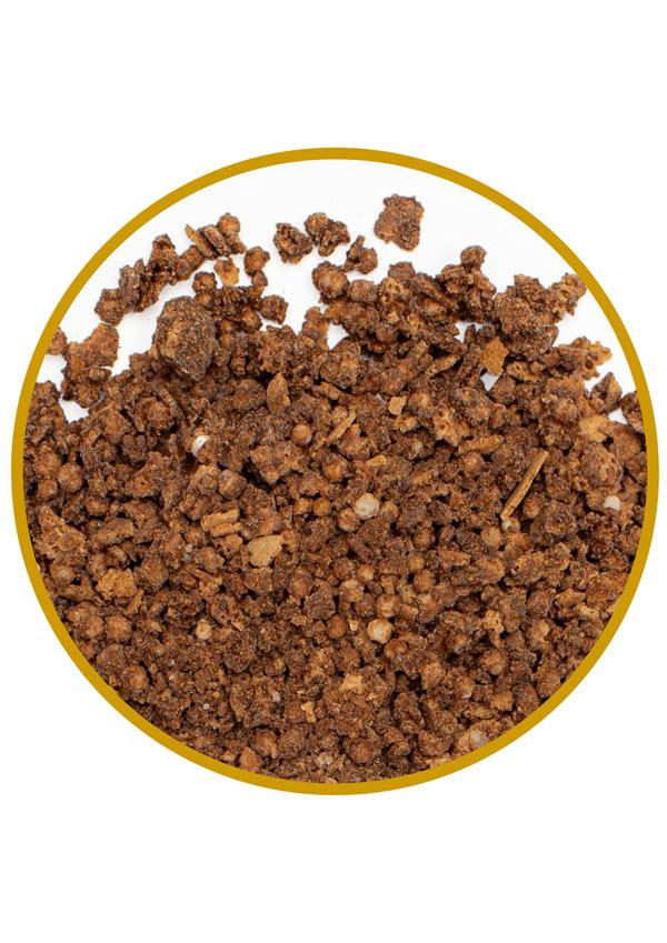 Crunch met pure chocolade-espresso 400g