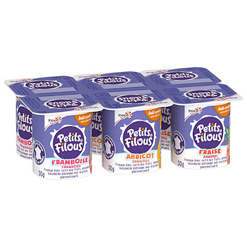 Yoghurt Petits Filous met fruit 7% 50gx6