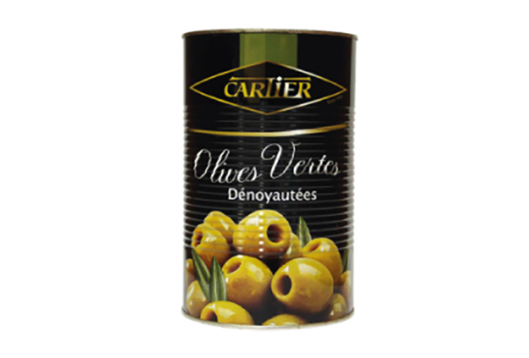Olives vertes dénoyautées 5/1 4,5kg