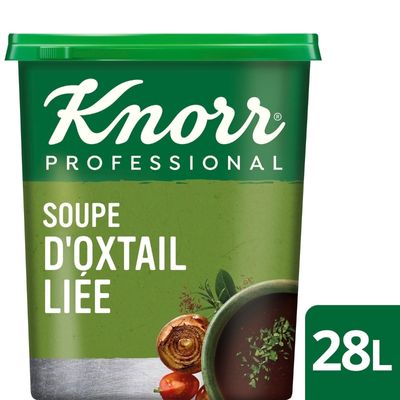 Soupe d'oxtail liée en poudre (28L) 1,26kg