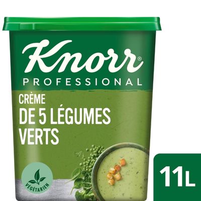 Crème de 5 légumes verts en poudre (11L) 1,155kg