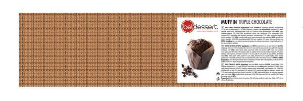 Muffin triple chocolat 105gx20