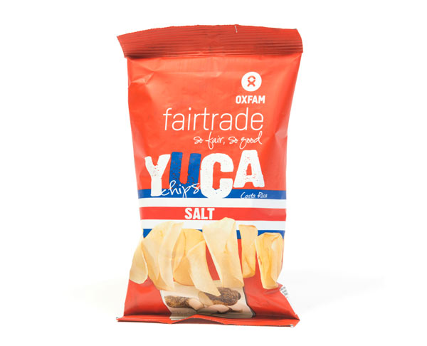Yucachips zout Fairtrade 50g