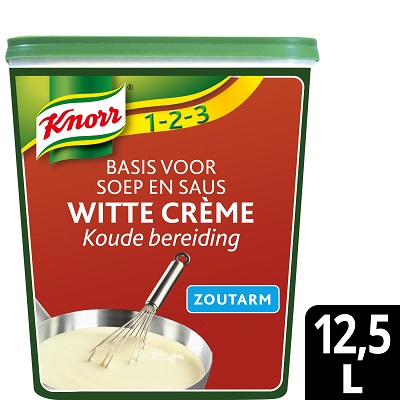 Basis witte créme soep/saus poeder (10L) 1kg