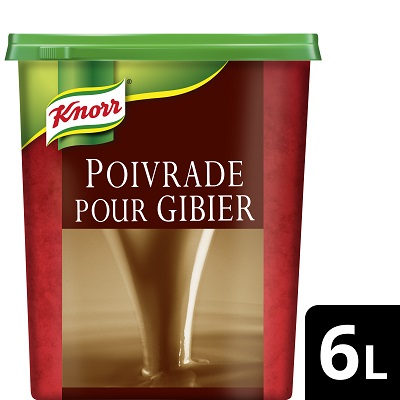 Sauce poivrade pour gibier granulé (6L) 1,26kg