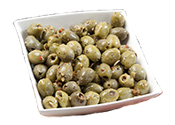 Olives mammouth à l'ail 1,1kg