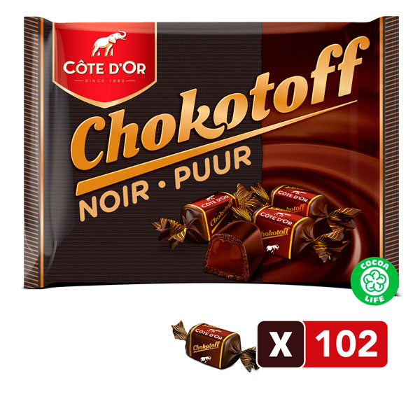 Chokotoff Karamellen Pure Chocolade 1kg