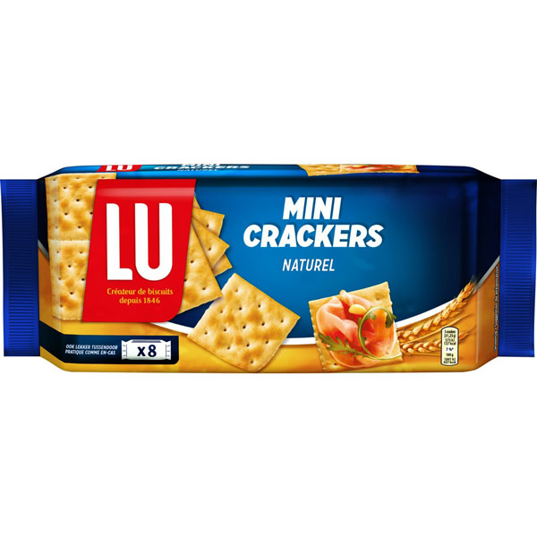 Crackers naturel mini 8x31,3g