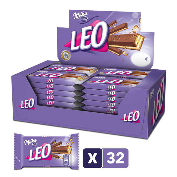 Leo chocolat au lait 33gx32