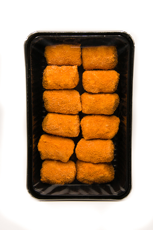 Croquettes scampi curry artisanal.36% 65g12p