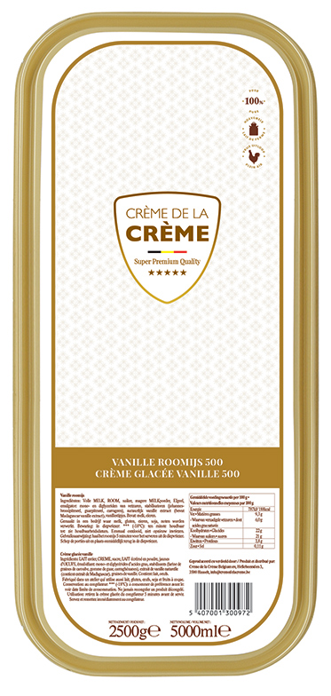 Crème glacée vanille 5L