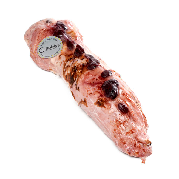 Varkenshaasje ard.geitenk.-veenbessen-honing ±800g