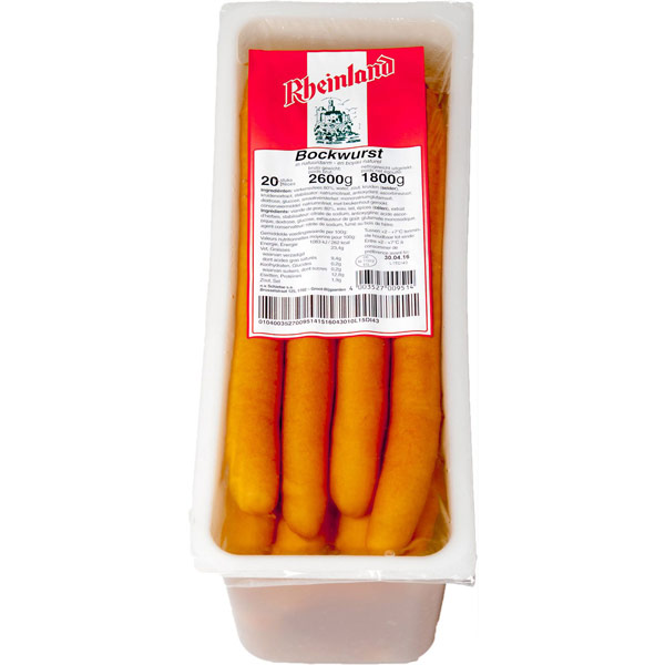 Bockwurst 90g 20st 1,8kg