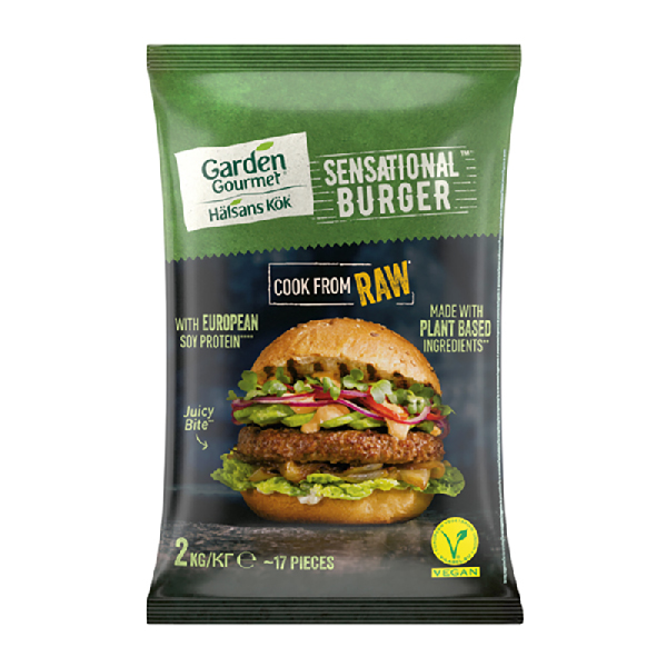 Sensational burger vegan ±113g ±17p 2kg
