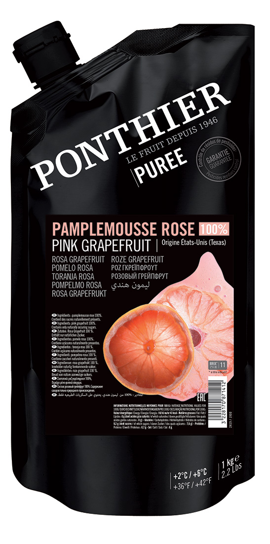 Pureé pamplemousse rose 1kg