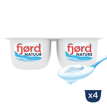 Yoghurt Fjord natuur 125gx4