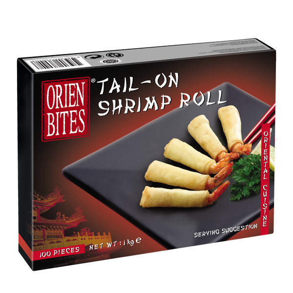 Tail-on shrimp roll (100st) 1kg