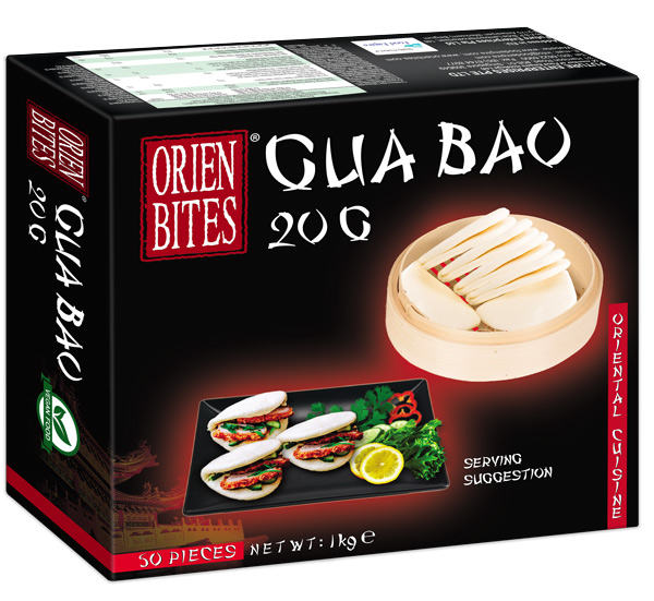 Gua Bao petits pains cuits à la vapeur (50p) 1kg