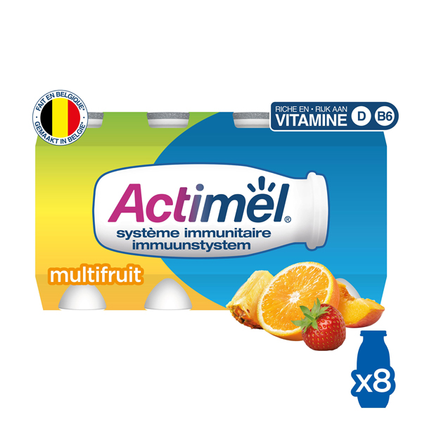 Actimel multifruit 100gx8