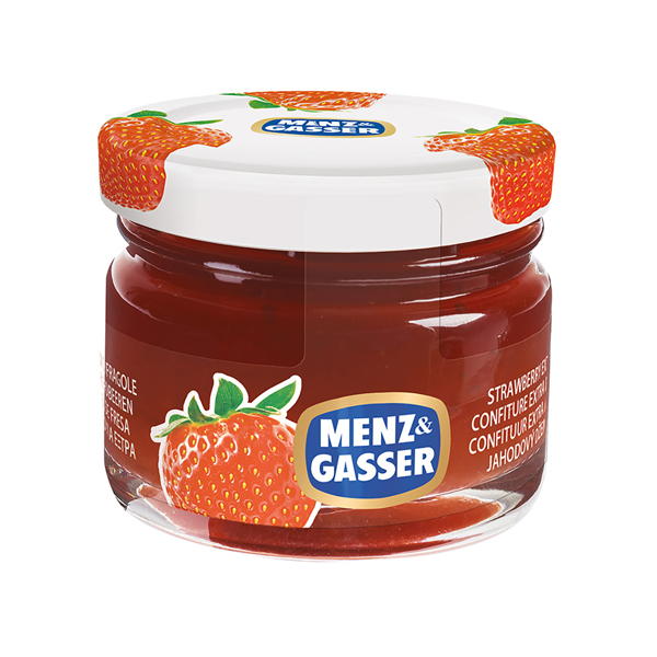 Confiture de fraises Extra 50% VERRE 28gx24