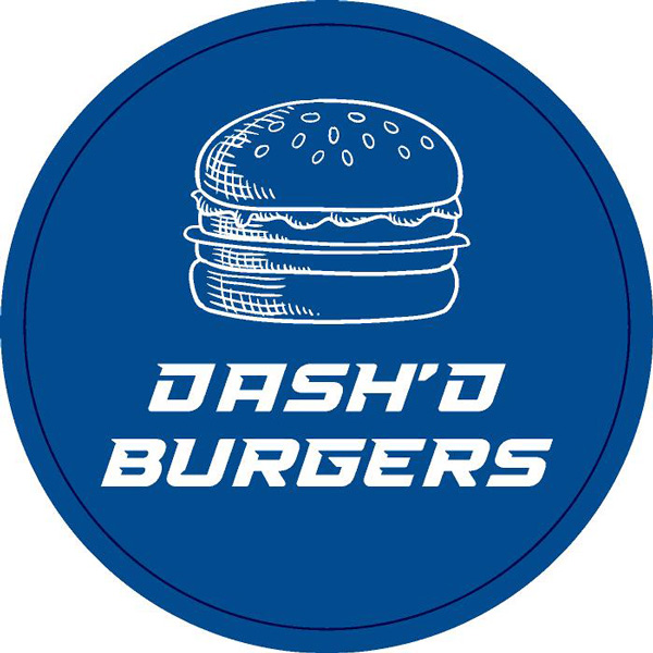 Etiketten Dash'd Burgers 1000st