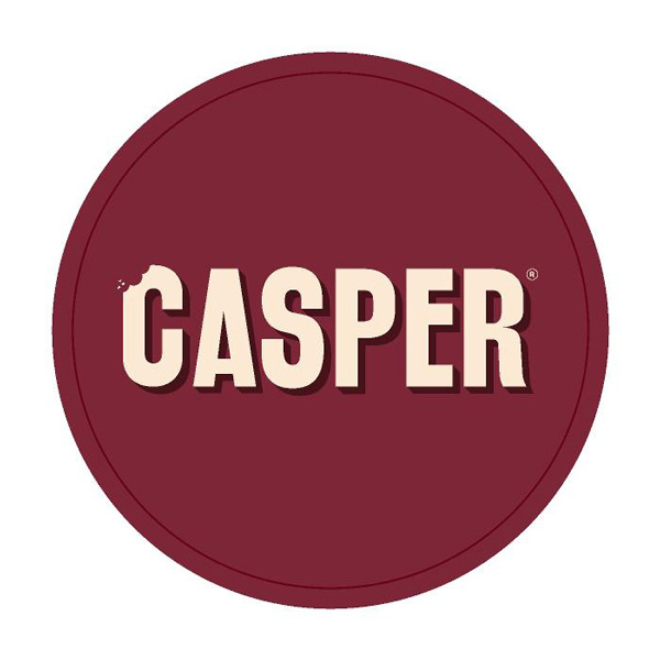 Etiketten Casper logo 1000st