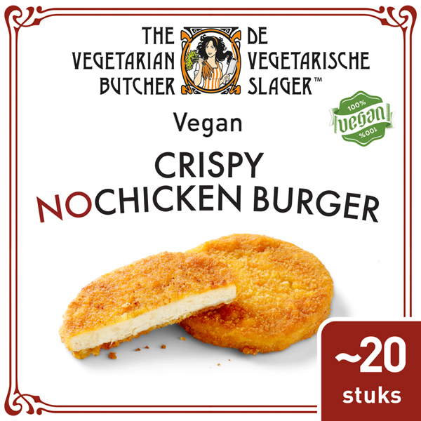 Crispy NoChicken burger végétarien 90gx20