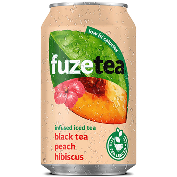 Black Tea perzik-hibiscus 33cl