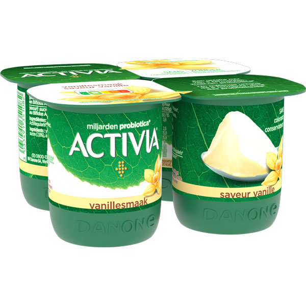 Yoghurt Activia vanille 125gx4