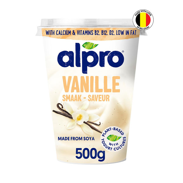 Sojayoghurt plantaardig vanille 500g