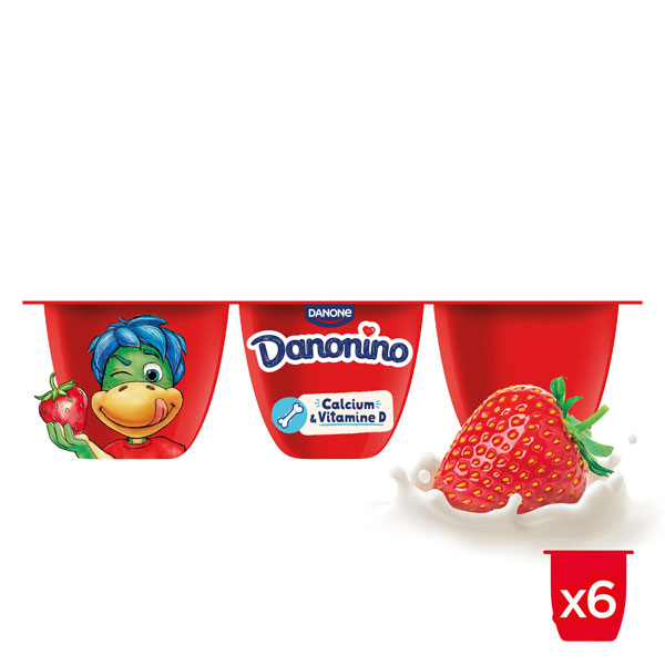 Danonino fraise 100gx6