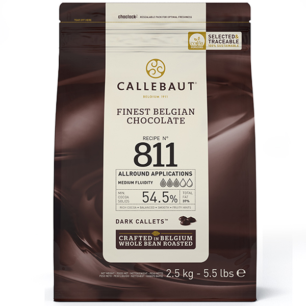 Callets chocolat noir 811 53,8% 2,5kg
