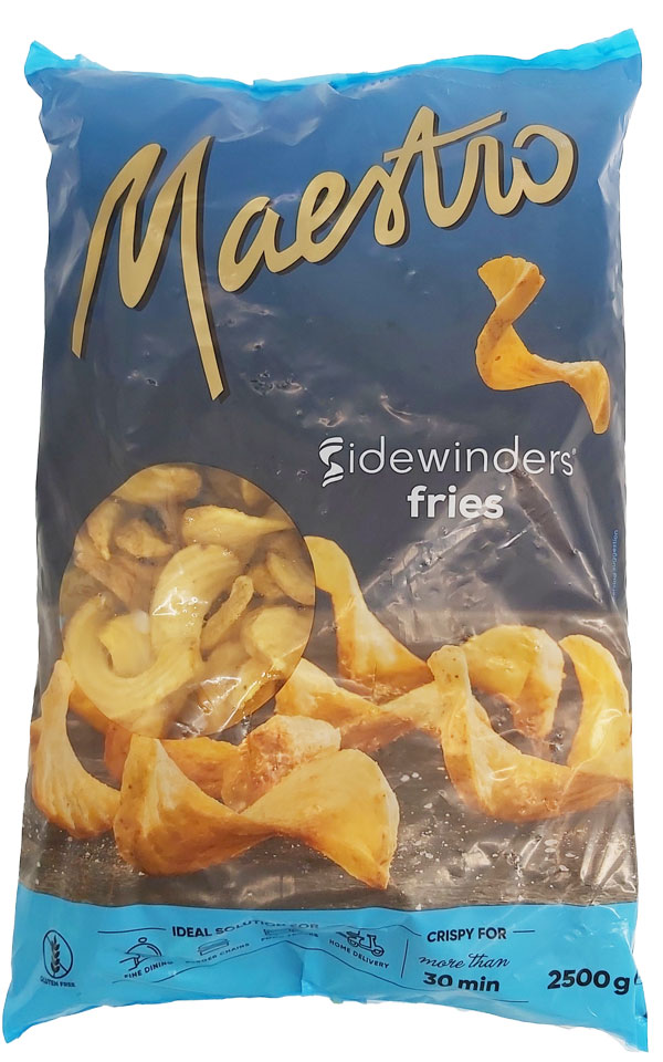 Sidewinders fries 2,5kg