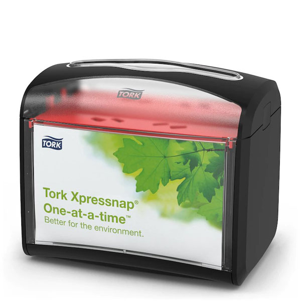 Dispenser servetten Xpressnap Tabletop zwart
