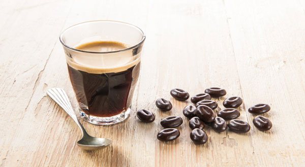 Grains de café au chocolat noir 800g