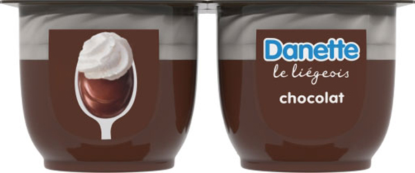Danette Liegeois chocolade 100gx4