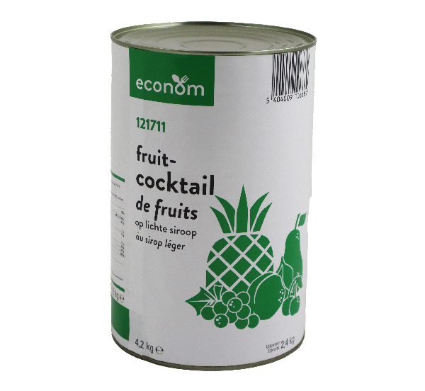 Fruitcocktail op lichte siroop 4,2kg