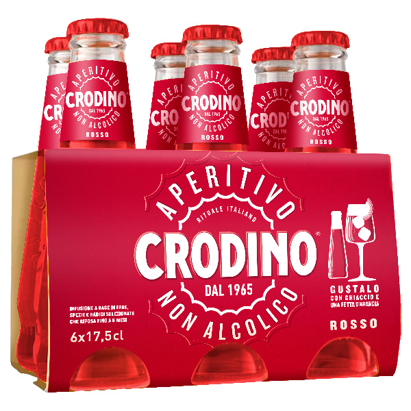 Crodino Rosso sans alcool 17,5clx6
