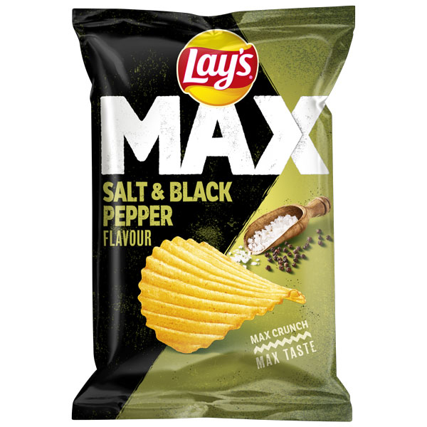 Chips Lay's MAX salt & black pepper 40g